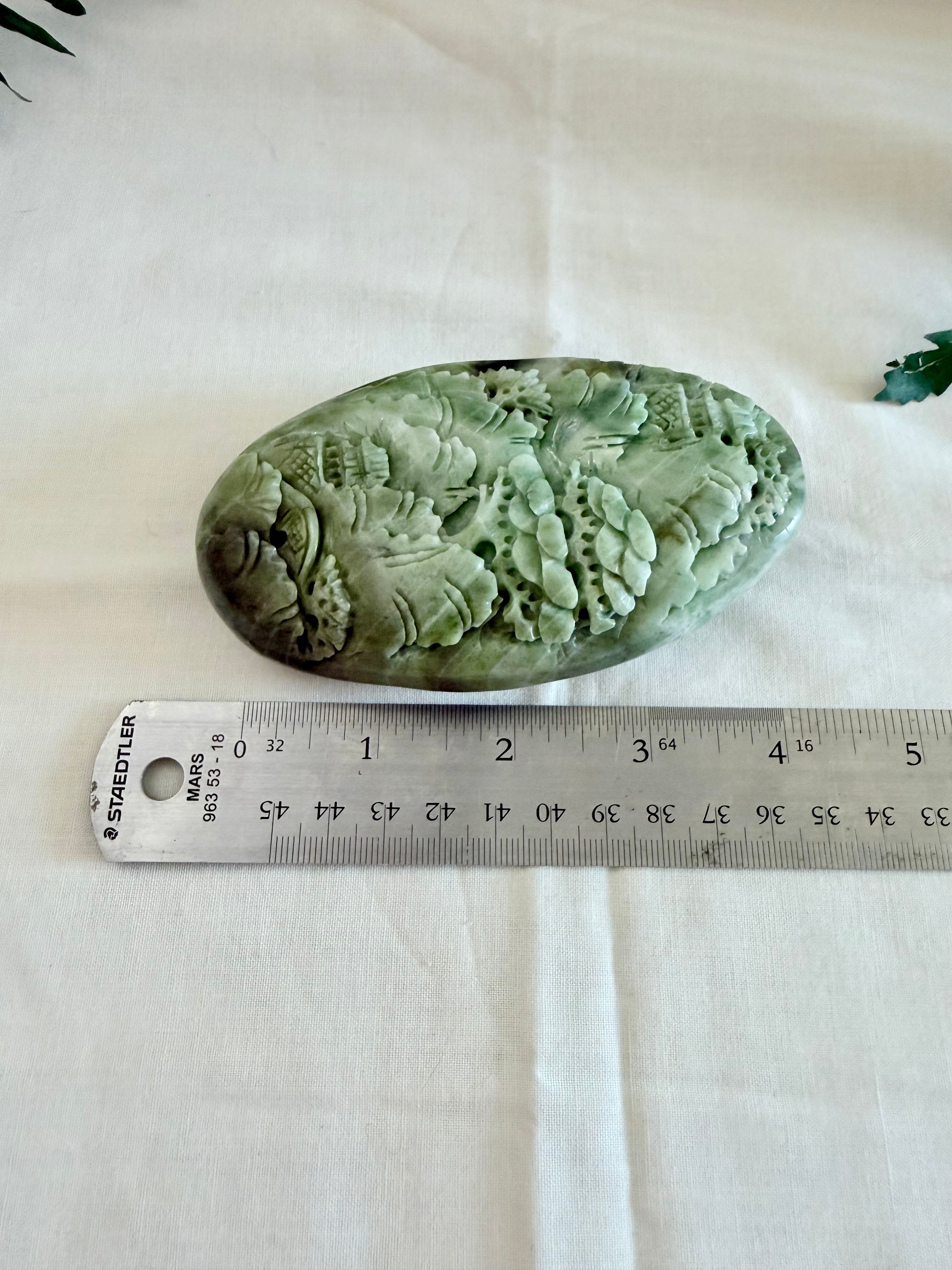 Dushan Jade Landscape Carving