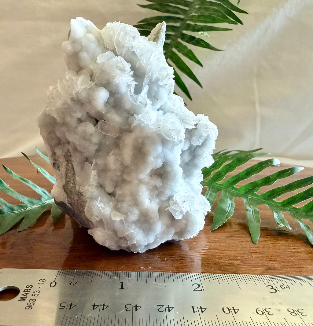 Sugary Durzy Quartz with Calcite