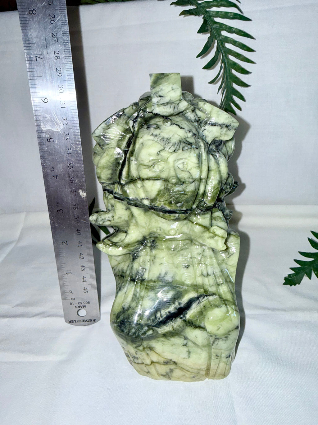 Xiuyan Jade Medusa Carving