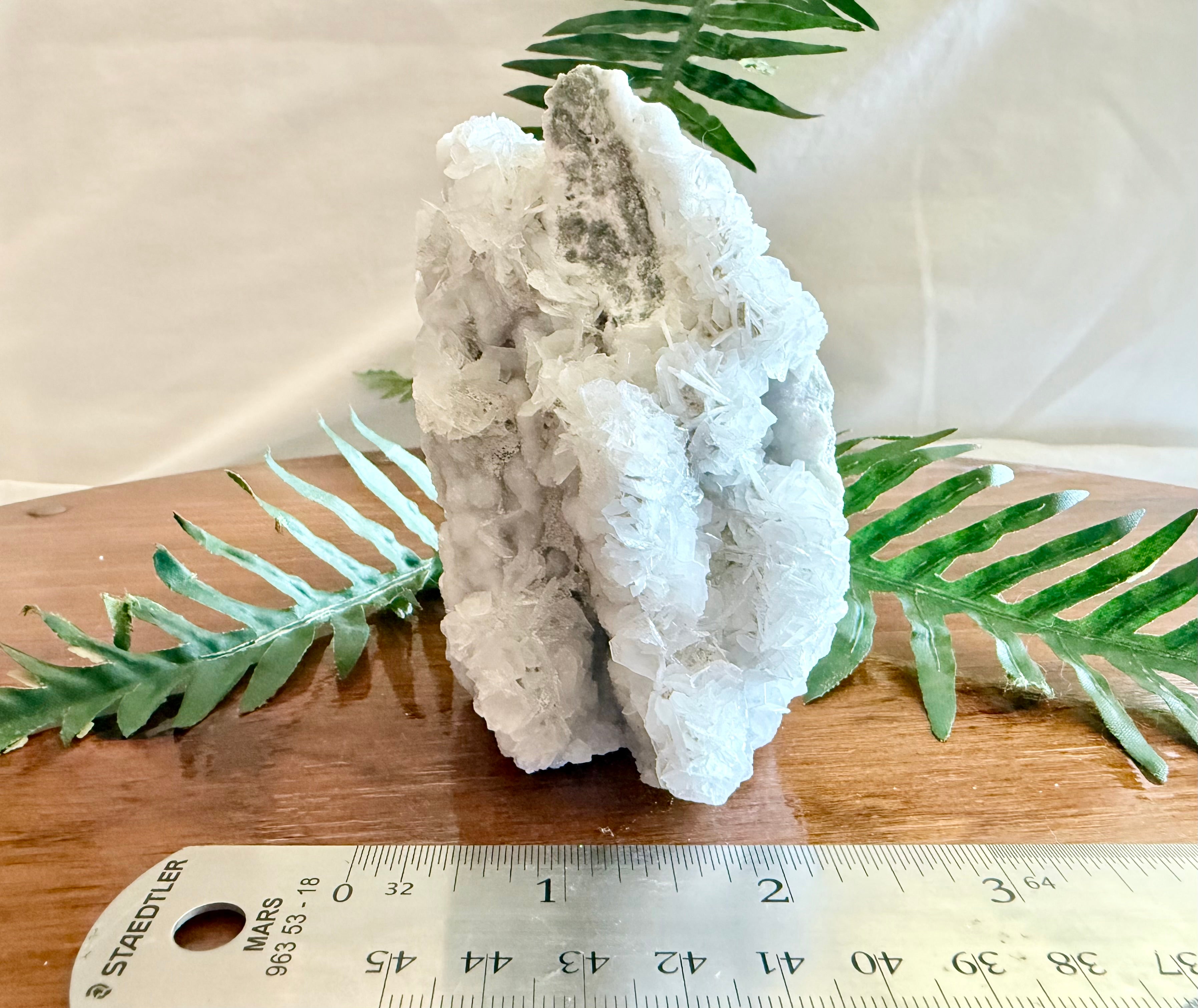 Sugary Durzy Quartz with Calcite