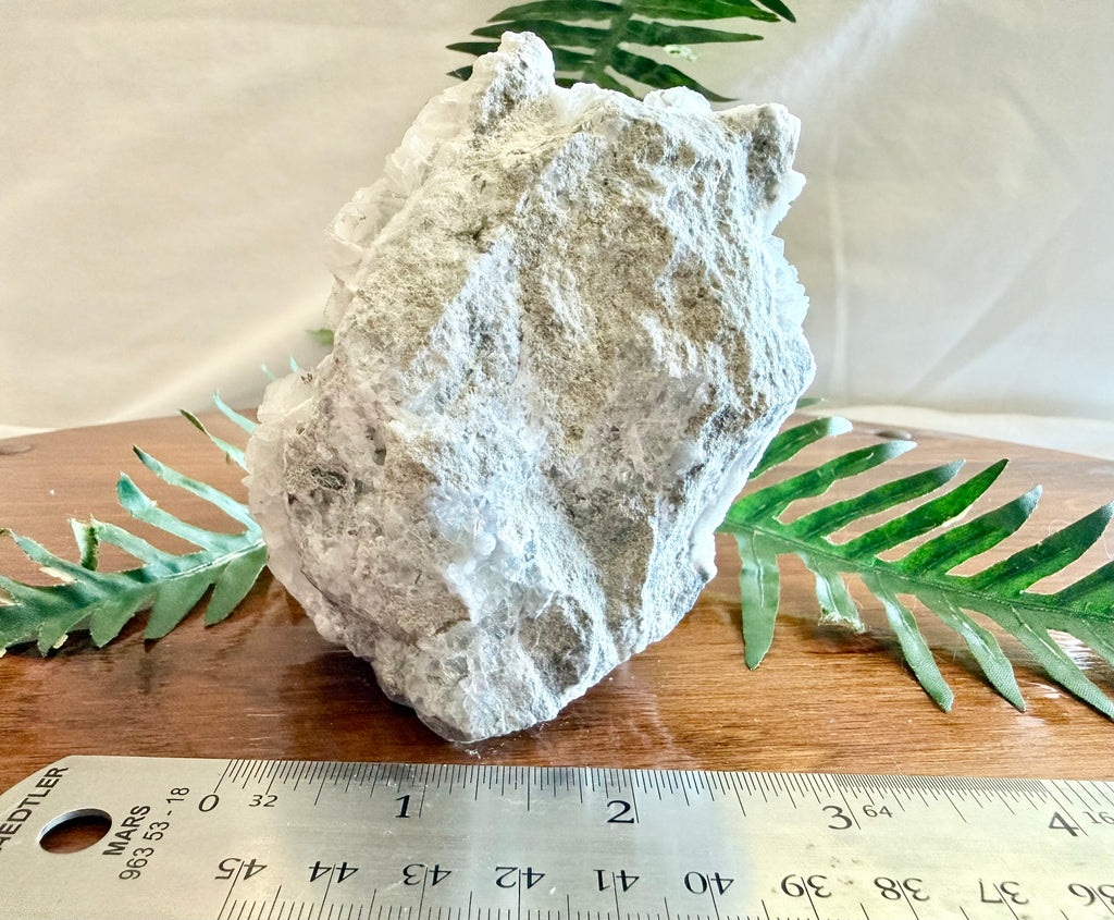 Sugary Durzy Quartz with Calcite