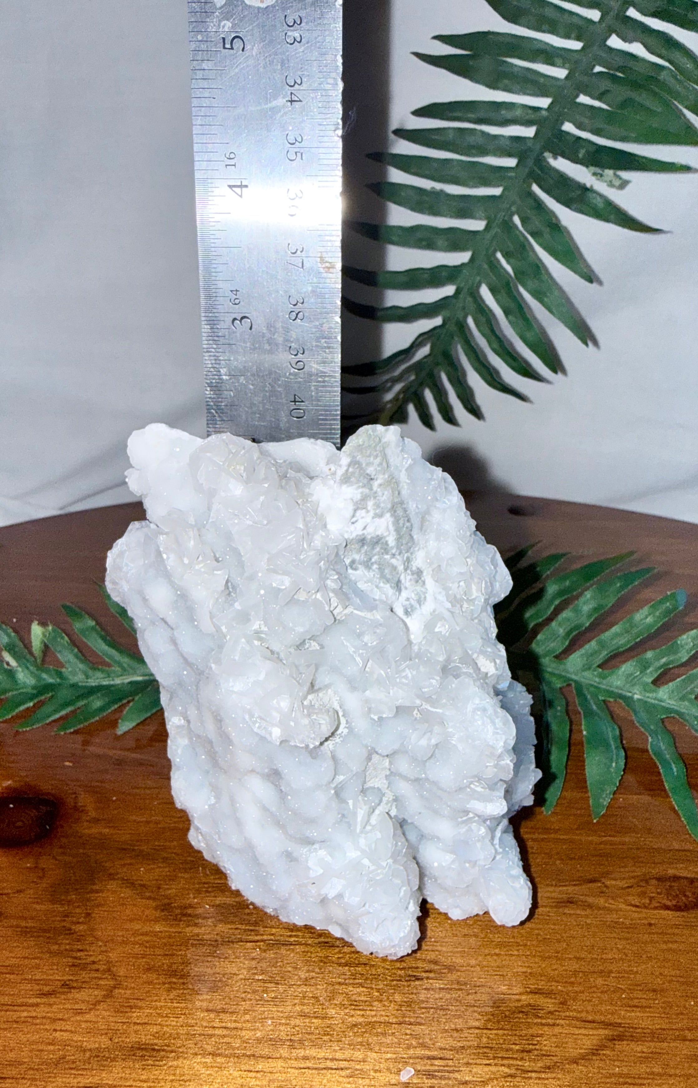 Sugary Durzy Quartz with Calcite