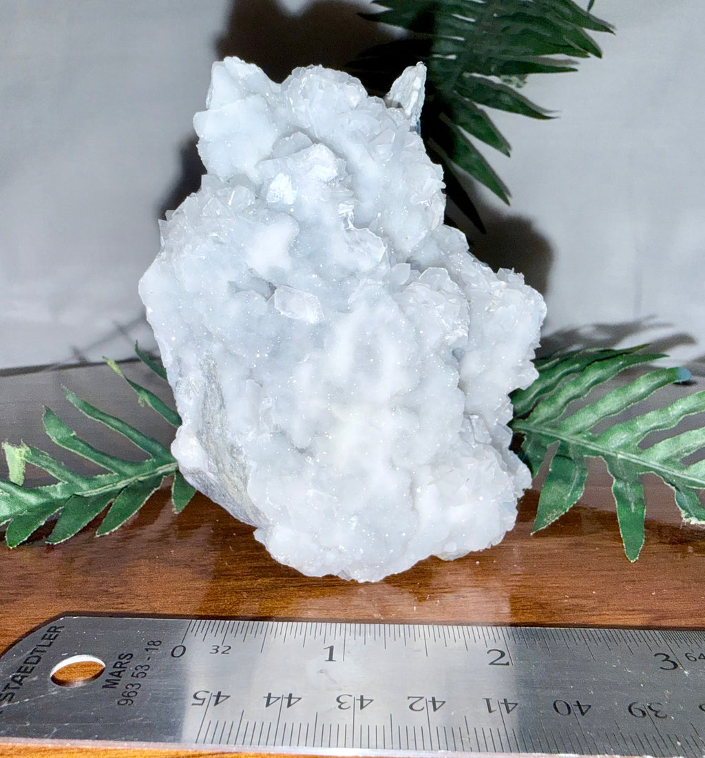 Sugary Durzy Quartz with Calcite