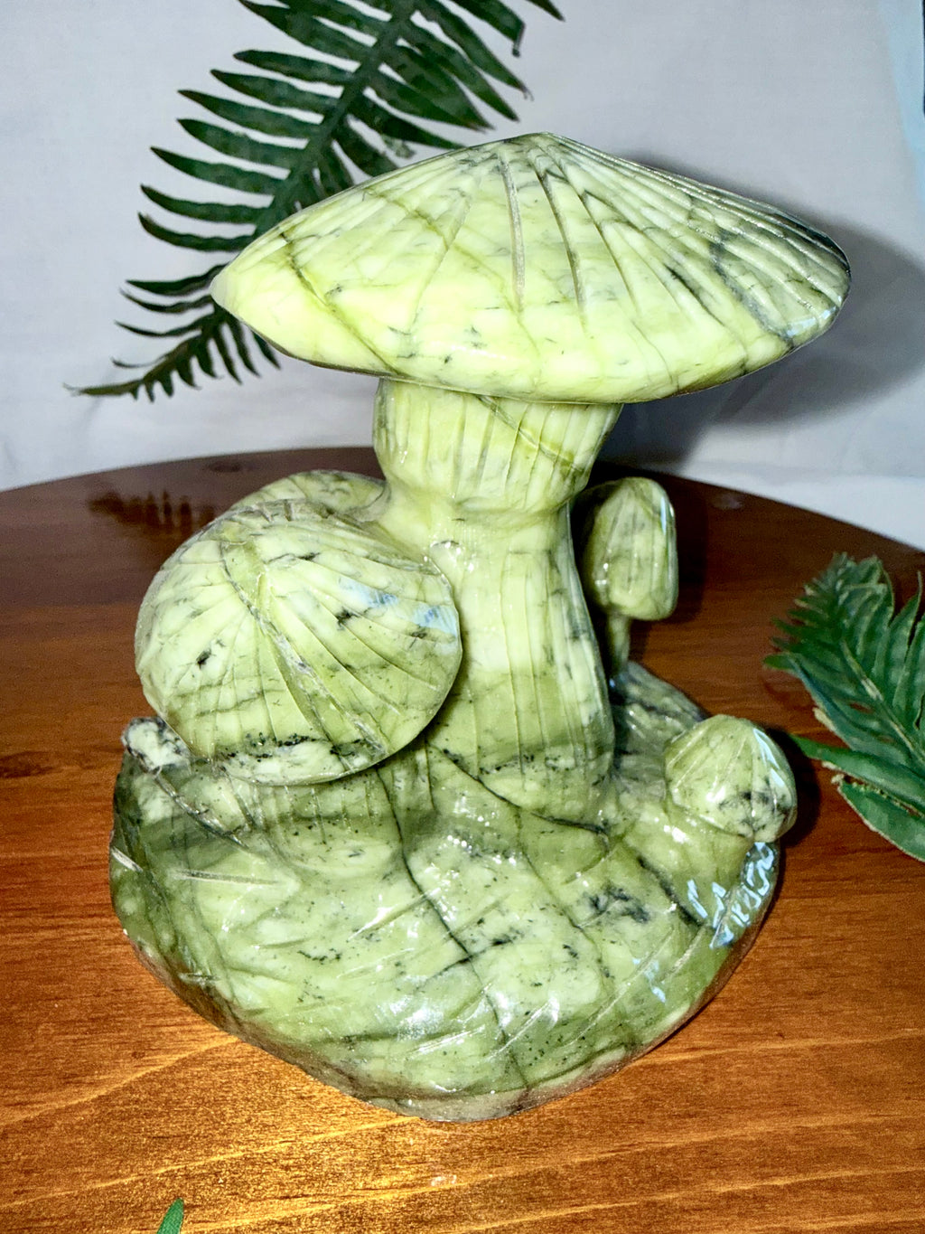 Happy Snail Xiuyan Jade Carving