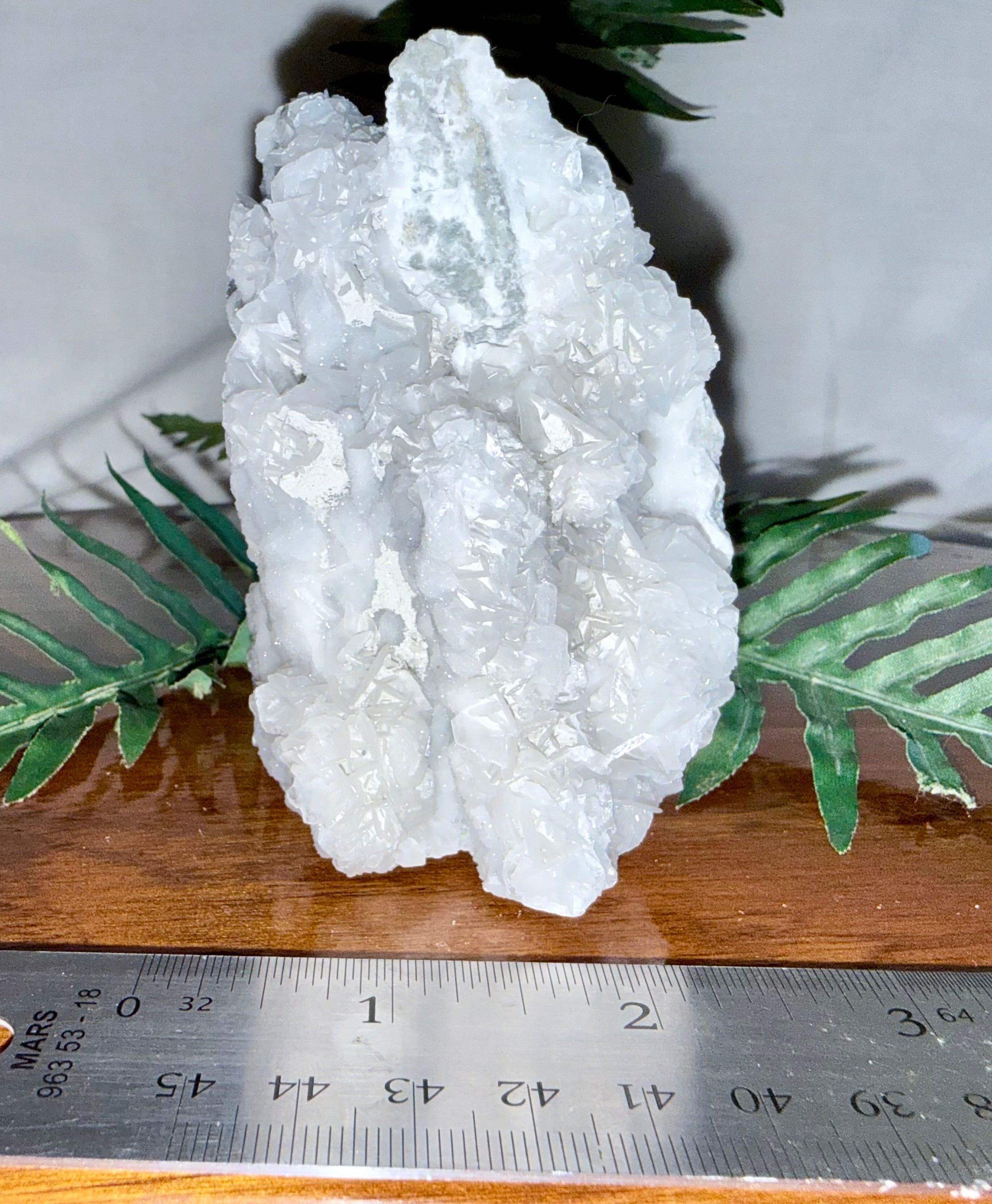 Sugary Durzy Quartz with Calcite