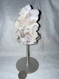 White Flower Agate Angle