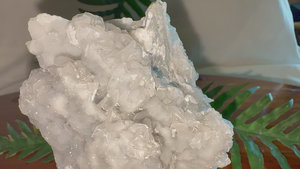 Sugary Durzy Quartz with Calcite