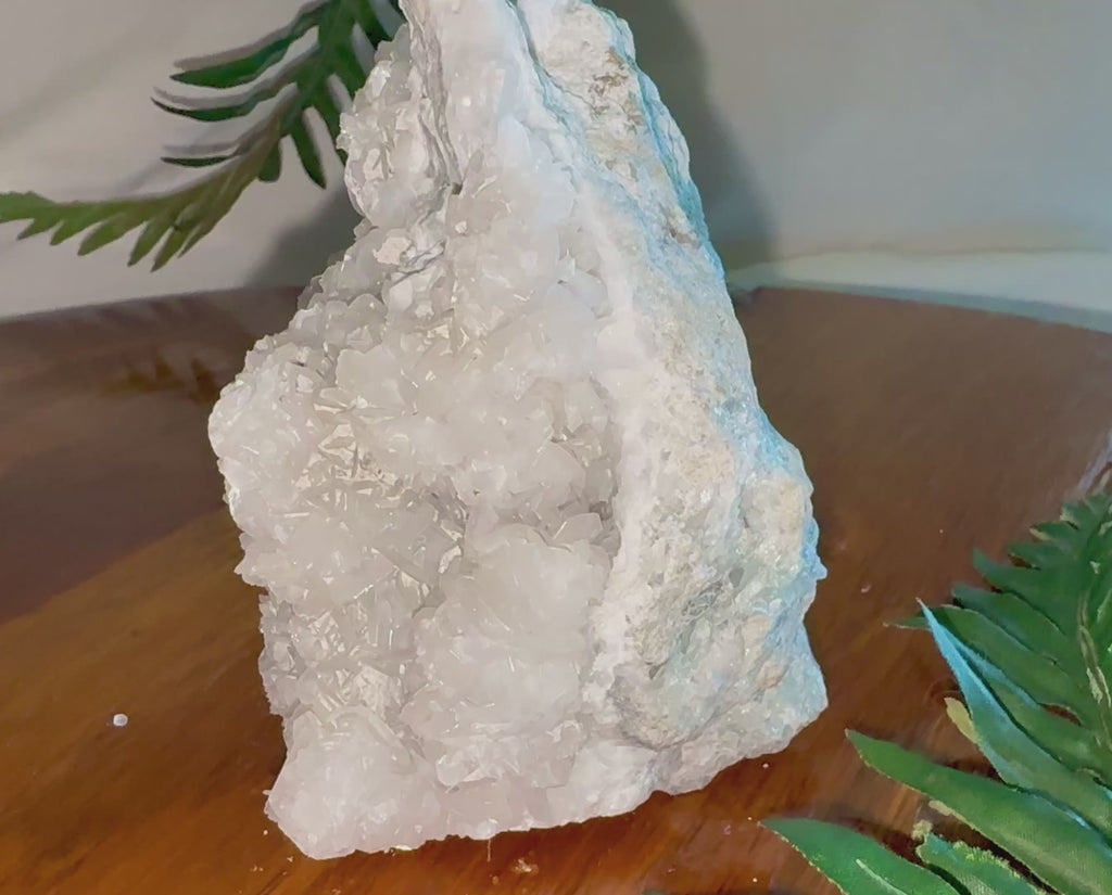 Sugary Durzy Quartz with Calcite