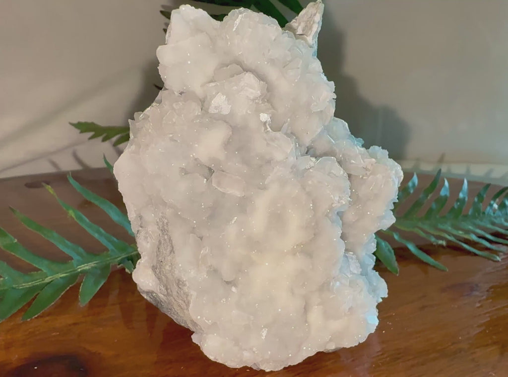 Sugary Durzy Quartz with Calcite