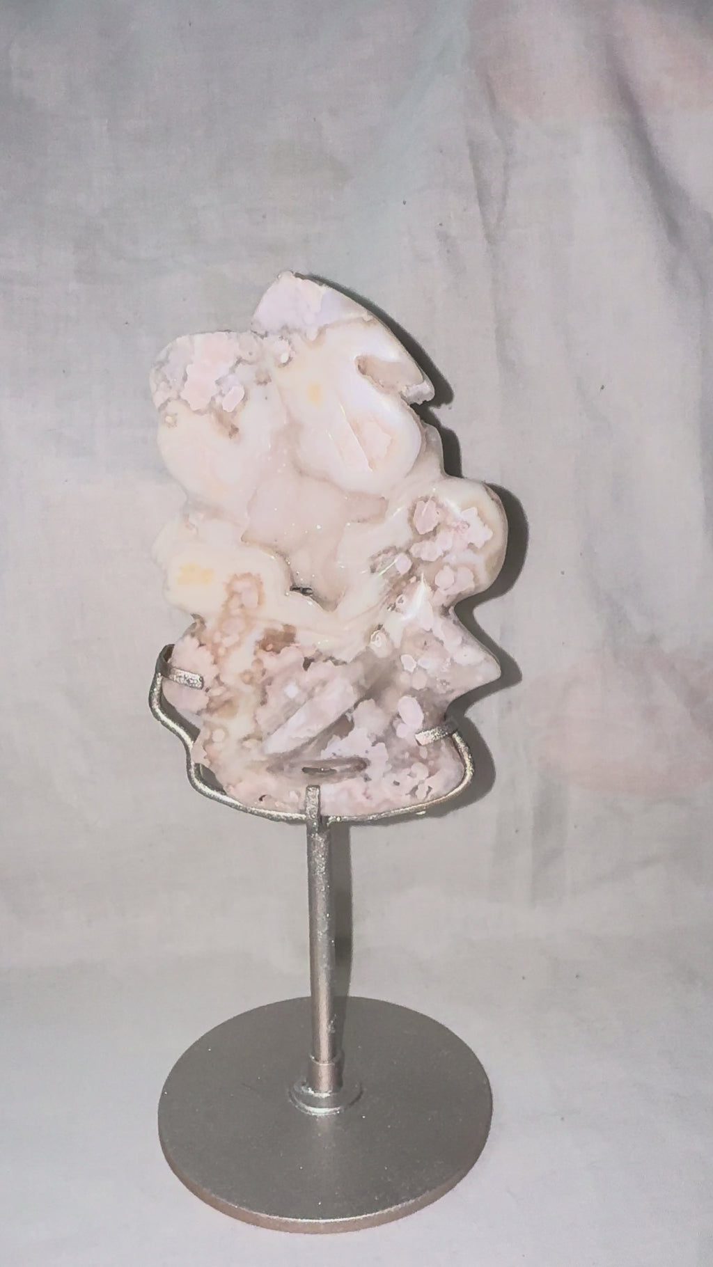 White Flower Agate Angle
